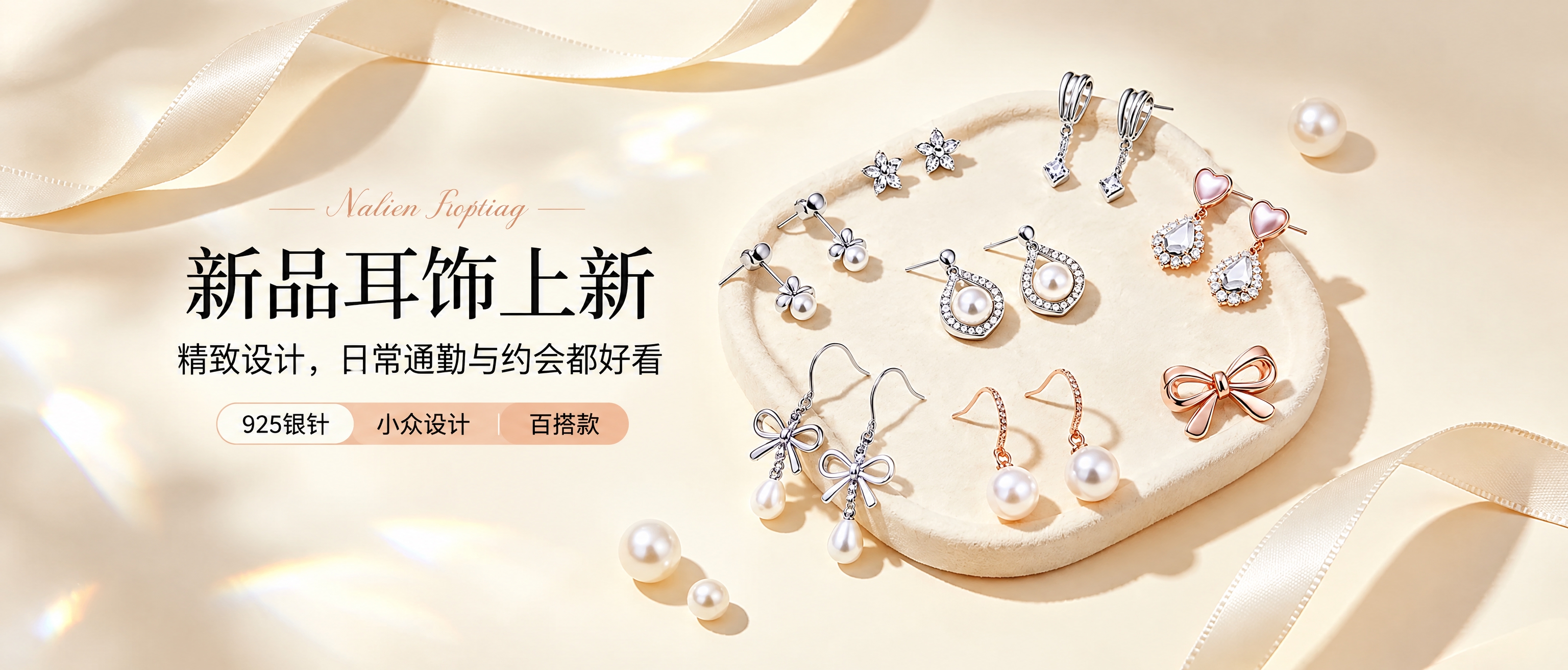 将图片调整为950x400像素的横版轮播图，保持原有的米色托盘… - 图片创意预览
