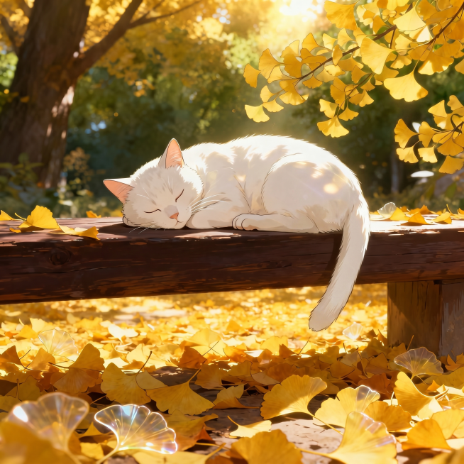 生成治愈系猫图预览效果