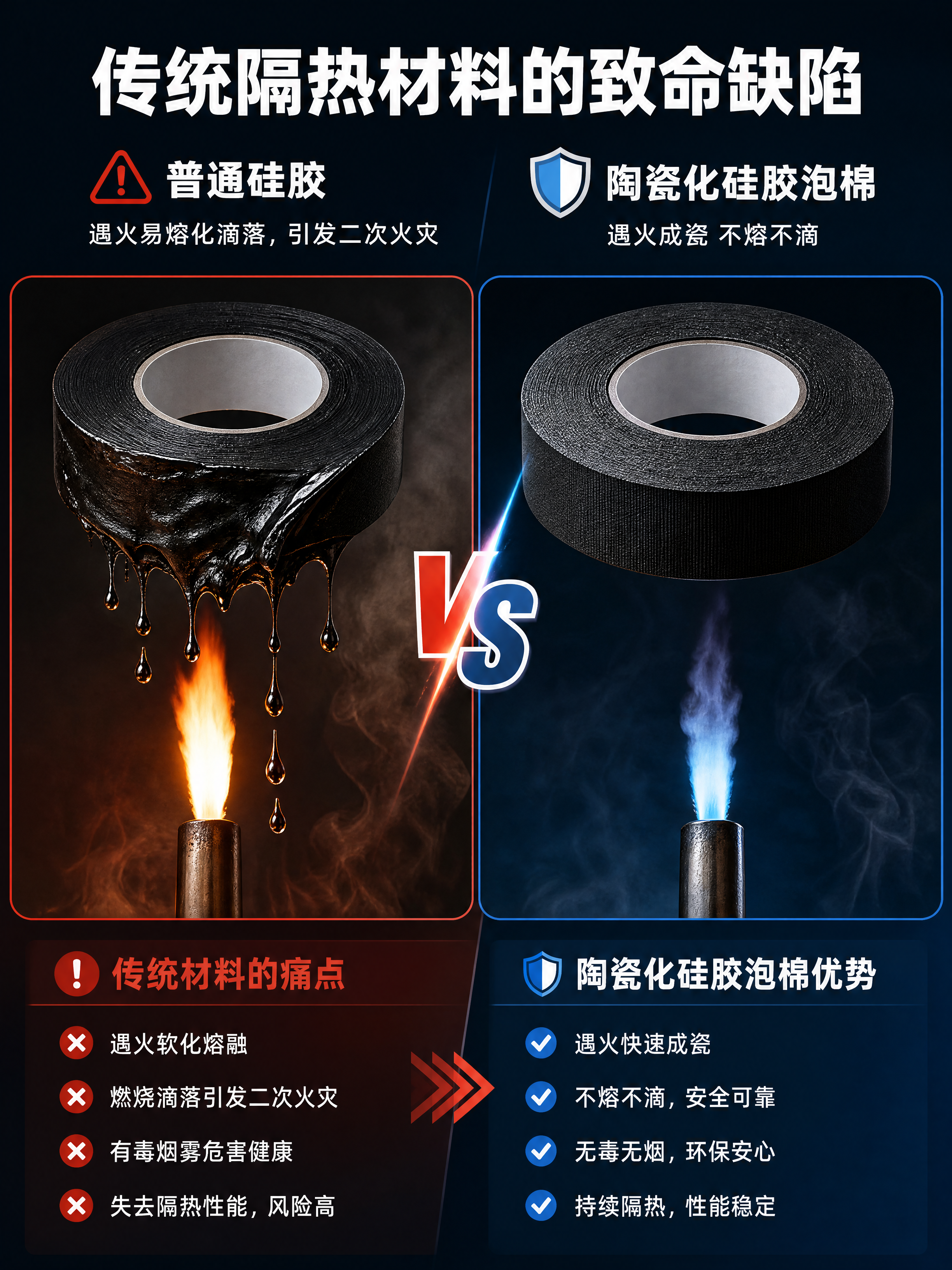 [商品] 使用【图3】黑色硅胶胶带作为传统材料失效对比的参照；… - 图片创意预览