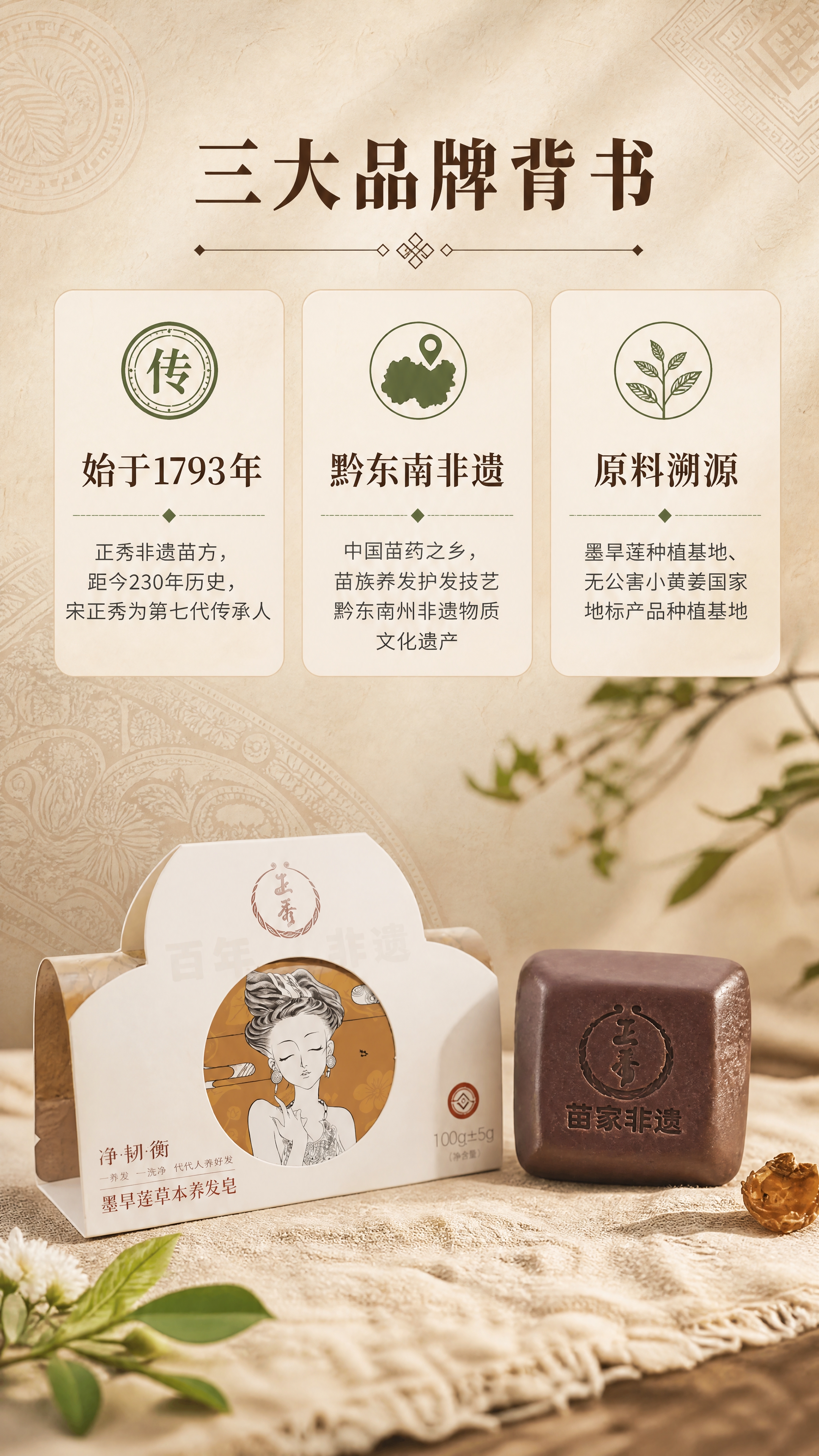 [商品] 使用【图4】正秀养发皂及包装盒；保留皂体形状、颜色、… - 图片创意预览
