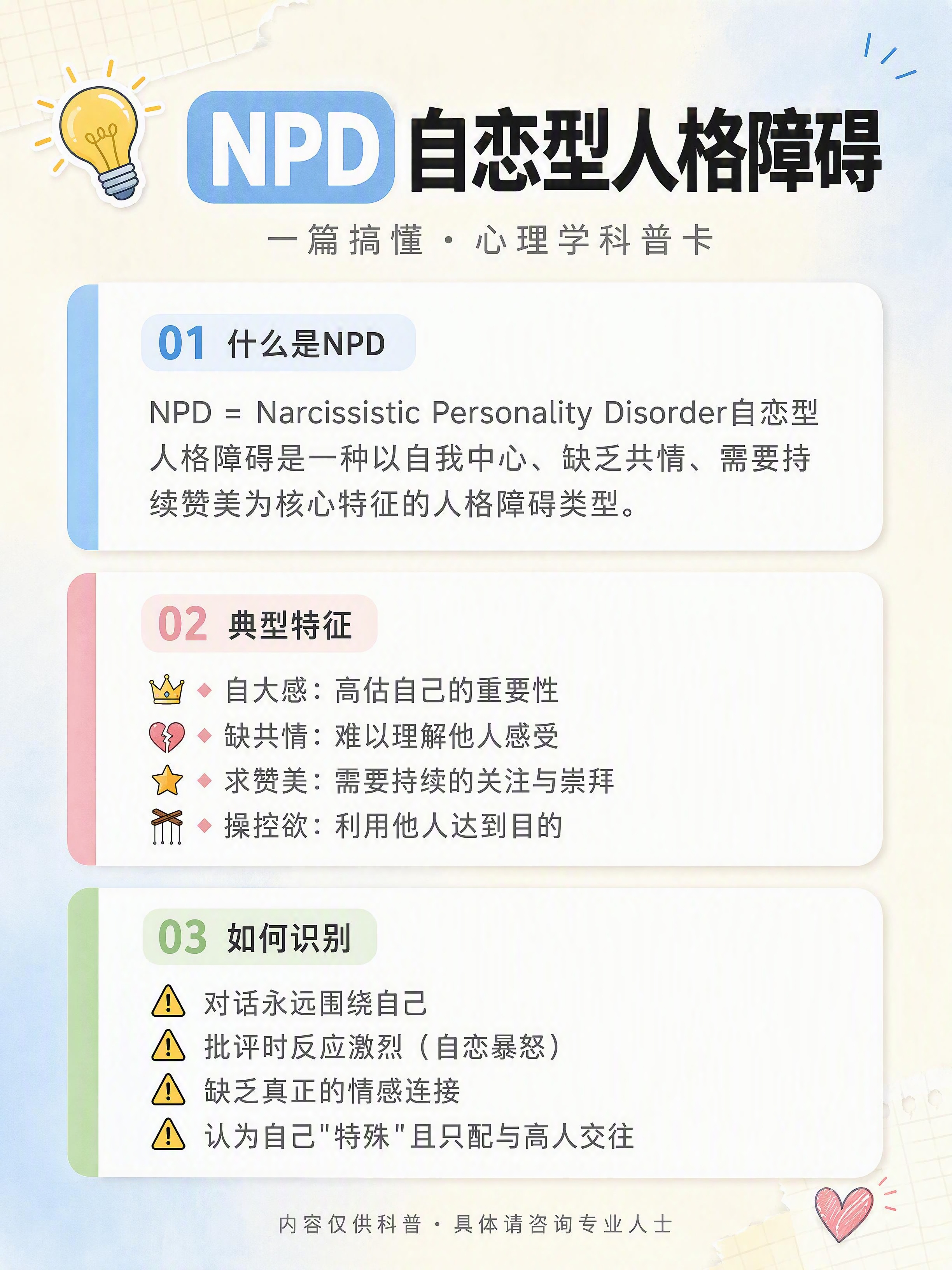 小红书风格心理学知识卡片，竖版3:4，ins清新手账风，版式精… - 图片创意预览