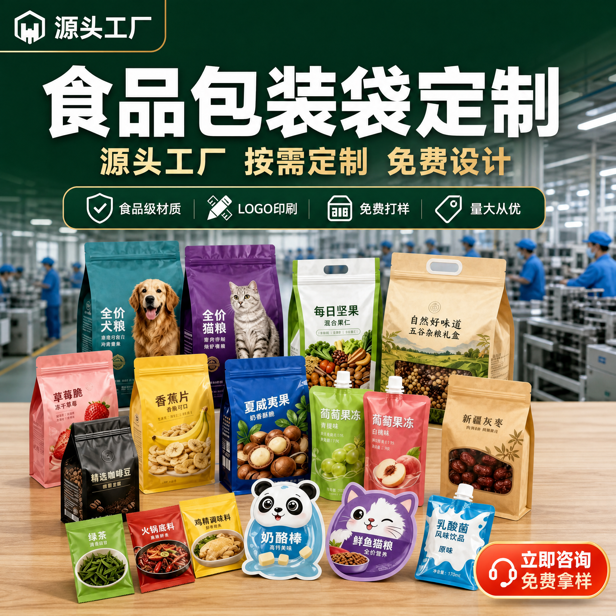 [主图-1] 服务主题与场景吸睛首图，核心任务：一眼传达“食品… - 图片创意预览