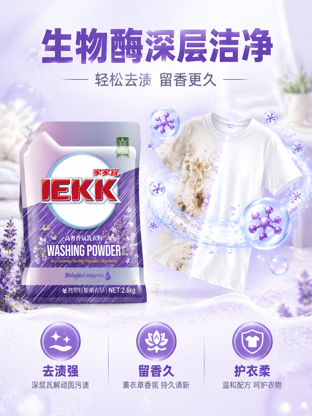 [主图-2] 核心亮点 深层洁净+生物酶配方 效果证明图 [统… - 图片创意预览