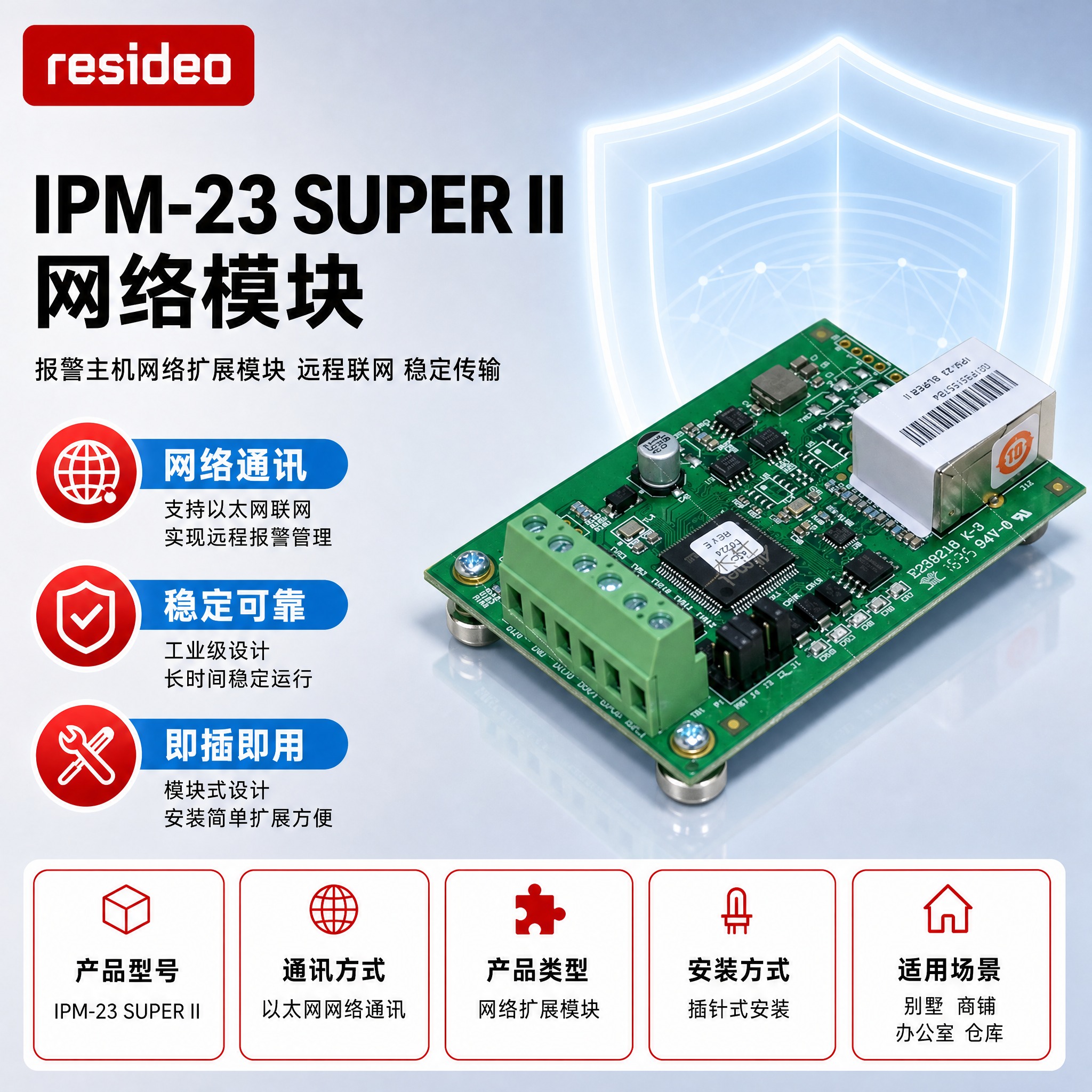 [主图-1] IPM-23 SUPER II 网络模块 商品识… - 图片创意预览