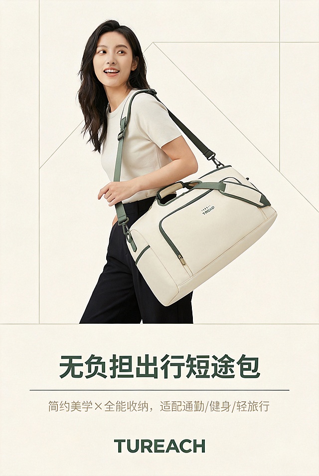 将图一中的包换成图二的，只改包图片尺寸不变