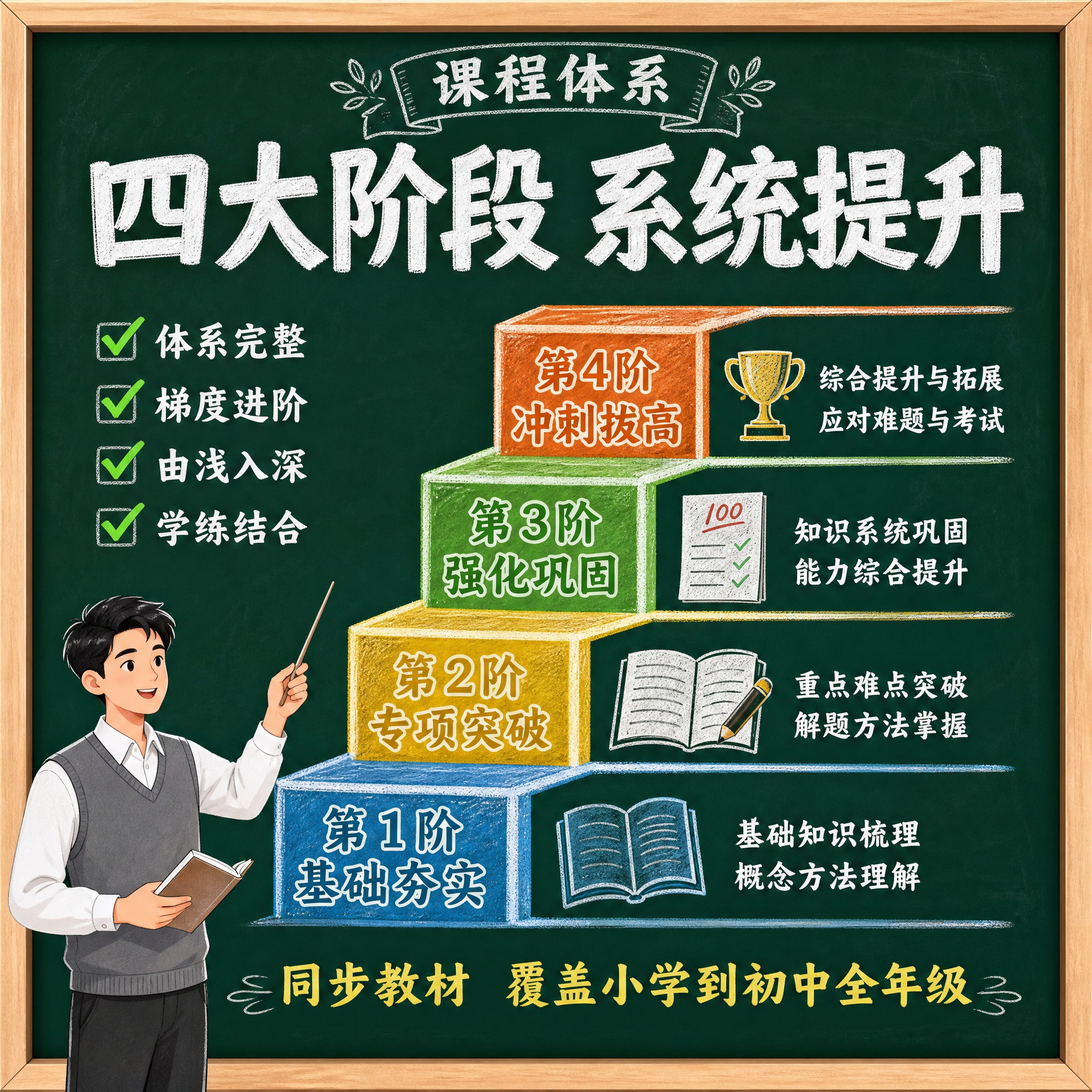 [主图-3] 课程亮点与内容结构理性说服，展示课程体系、模块划… - 图片创意预览