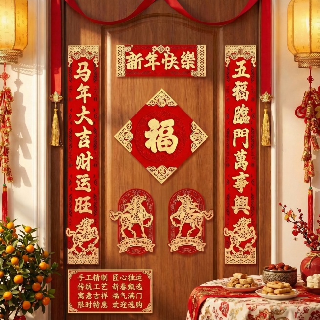 在门的左下方写一些用户买点预览效果