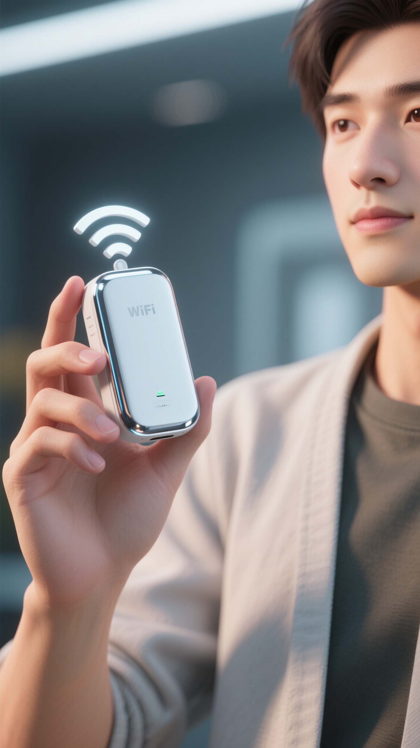 手拿随身WiFi - 图片创意预览