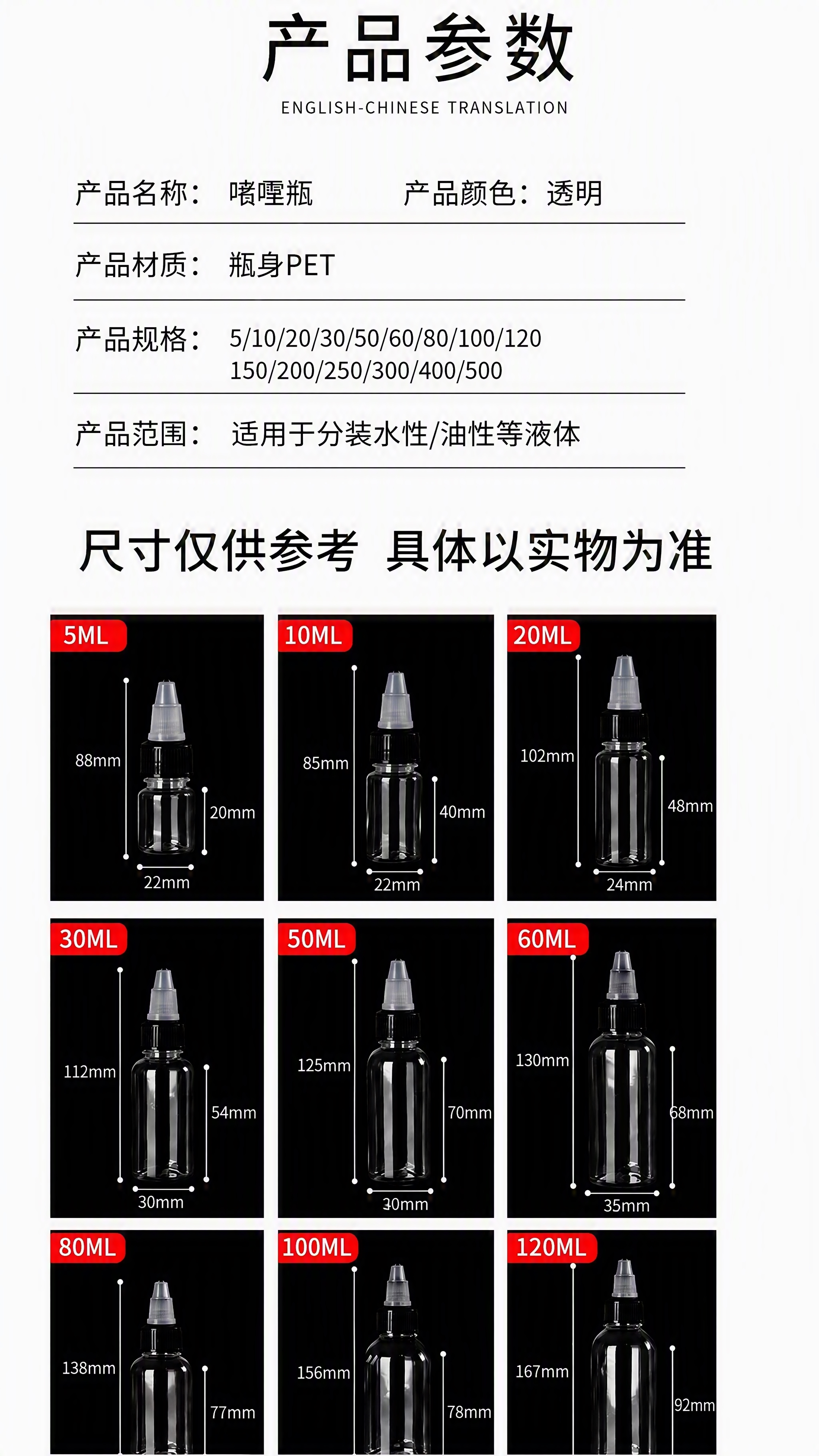 将这张产品参数图调整为电商详情页尺寸，宽度750px，高度按原… - 图片创意预览