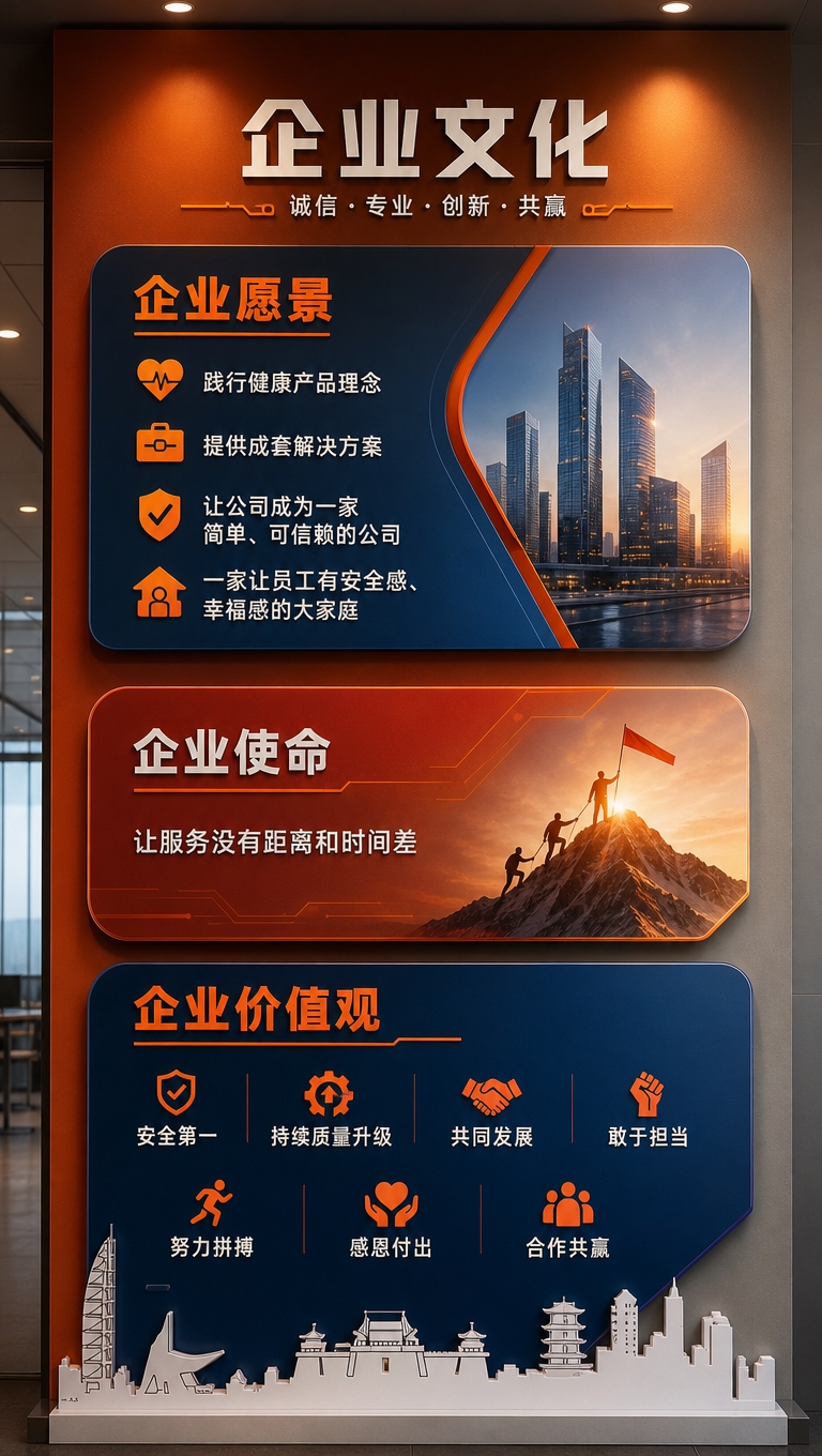 [商品] 使用【图8】【图13】企业愿景/简介/价值观三联文化… - 图片创意预览