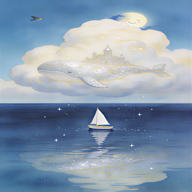 Whimsical children's picture book illustration, hand-drawn style, soft pencil and watercolor texture预览效果