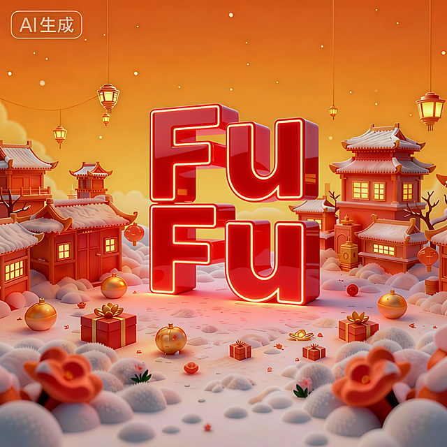 把图片中的“暖”字换成“Fu  Fu”