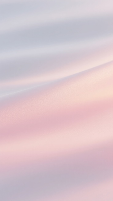 微距视角，纯净白色到温暖粉桃色的柔和渐变背景占据整个画面，如清晨霞光漫过天际般自然流动，色彩饱和度低且和谐统一，呈现丝绸般光滑质感，无任何纹理图案干扰，营造宁静治愈氛围，适用于背景素材。预览效果