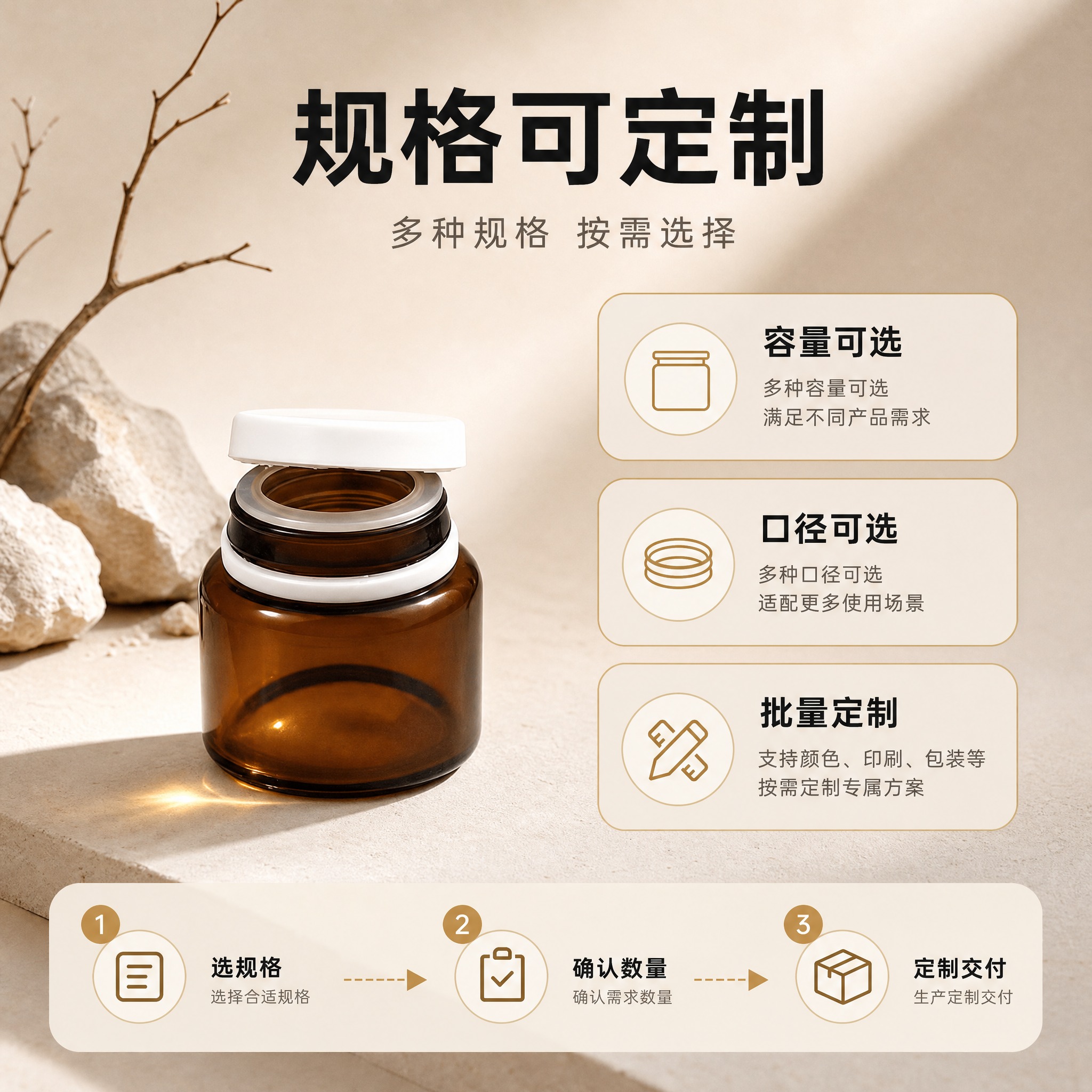 [主图-5] 规格与定制决策：展示罐体与可定制项 帮采购方快速… - 图片创意预览