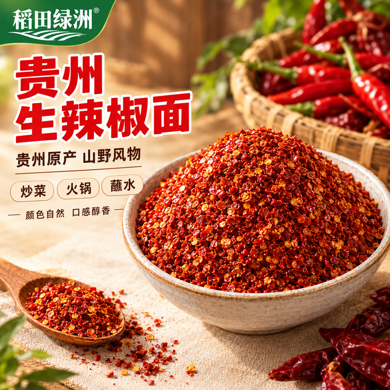 [主图-1] 首图点击率 贵州生辣椒面食欲诱惑主视觉。 [统一… - 图片创意预览