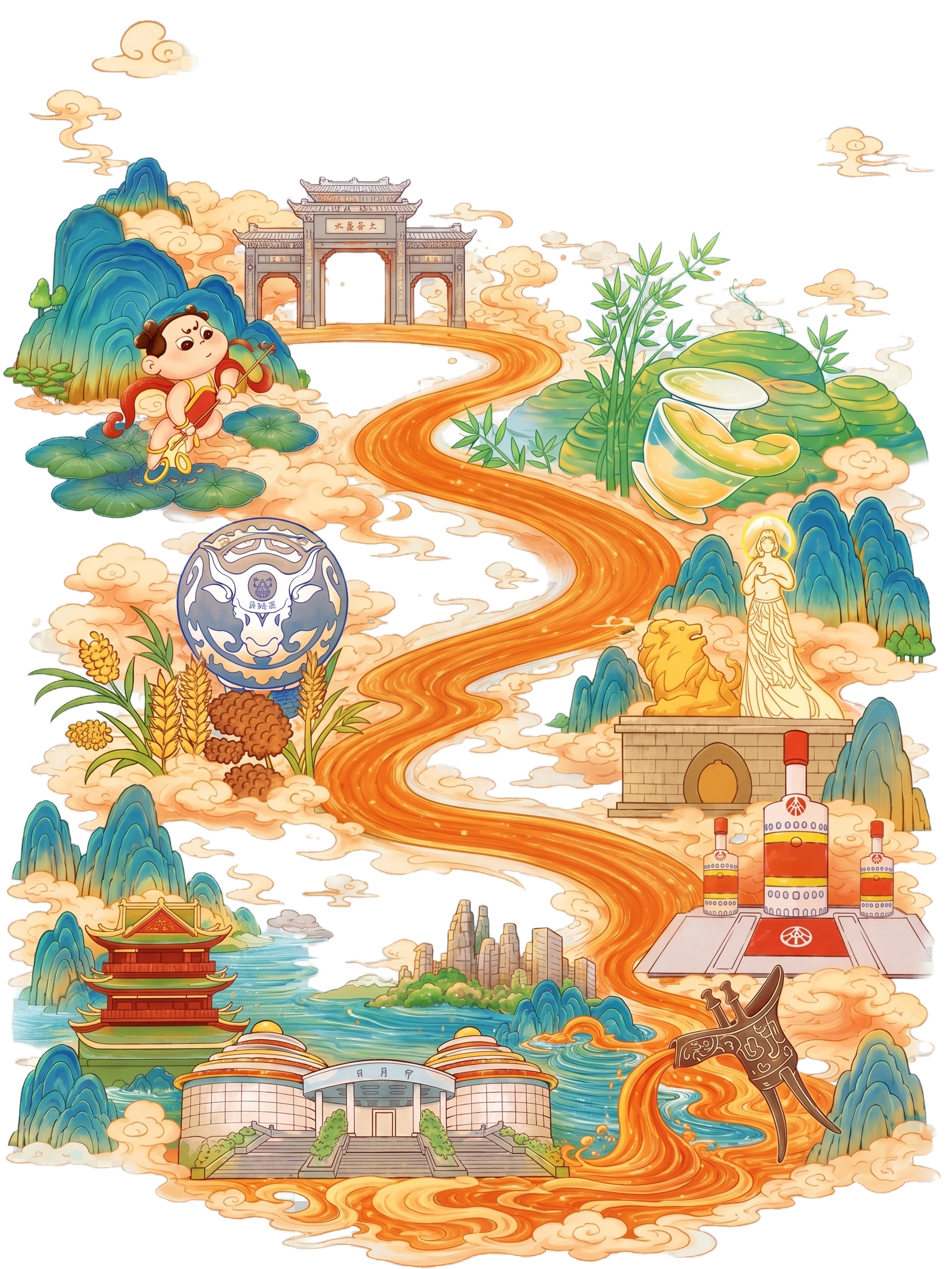 去掉五个圆圈，去掉 顶部文字 去掉 下方 起点终点，去掉背景图… - 图片创意预览
