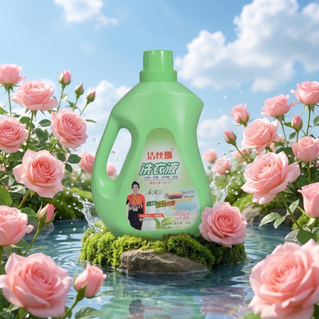 参考图1配色和花朵元素，改变图2融入粉色玫瑰与苔藓元素，尺寸1:1预览效果