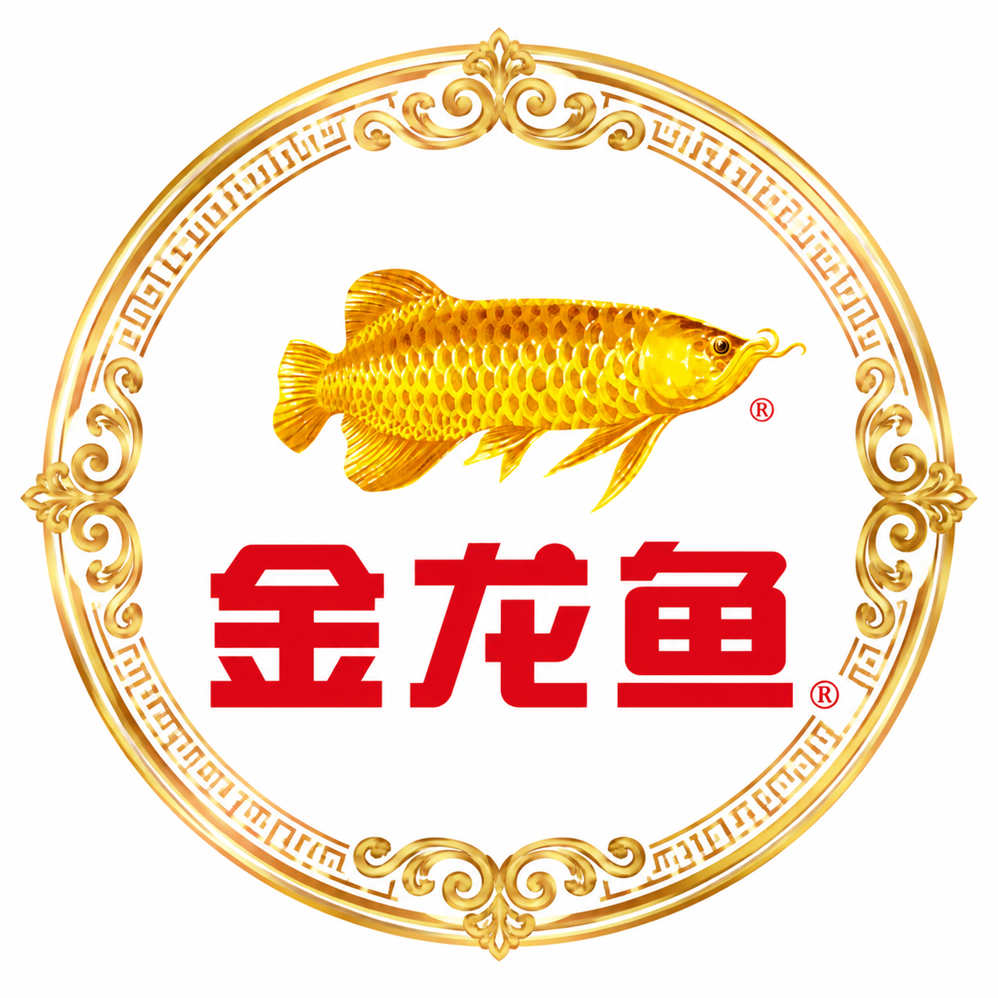 为这张logo图片添加一个精致的金色渐变圆形边框，边框带有古典… - 图片创意预览