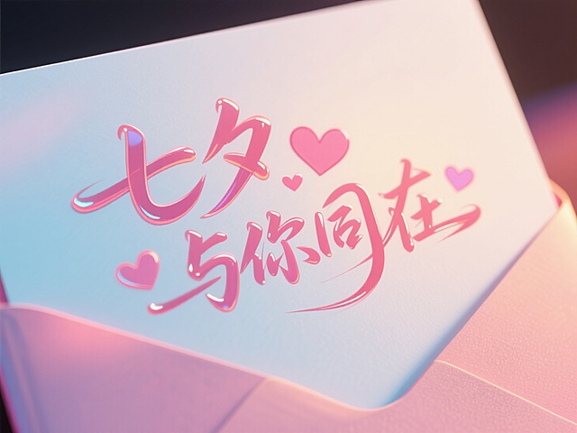 字体｜信封艺术字