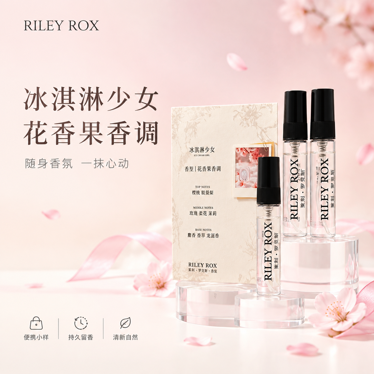 [单张主图] RILEY ROX 香水小样（冰淇淋少女香型）高… - 图片创意预览
