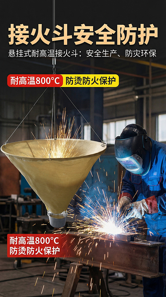 将接火斗安全防护首图调整为9:16比例，保留所有原文字、产品图和电焊场景内容，提升清晰度，文字锐利不变形，保持原设计风格