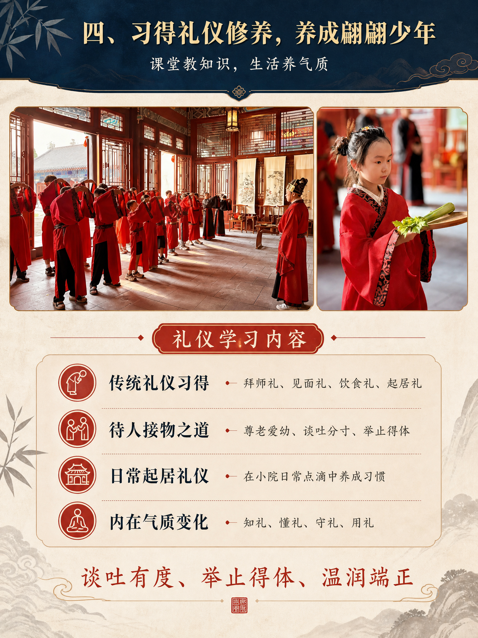 [商品] 使用【图2】和【图3】礼仪实景图做双图组合主视觉；保… - 图片创意预览