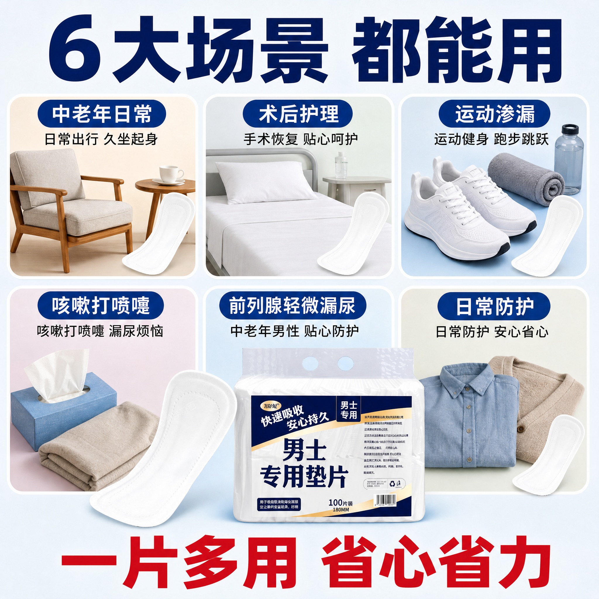[主图-8] 多场景可用 适用人群广 中老年 术后 运动。 [… - 图片创意预览