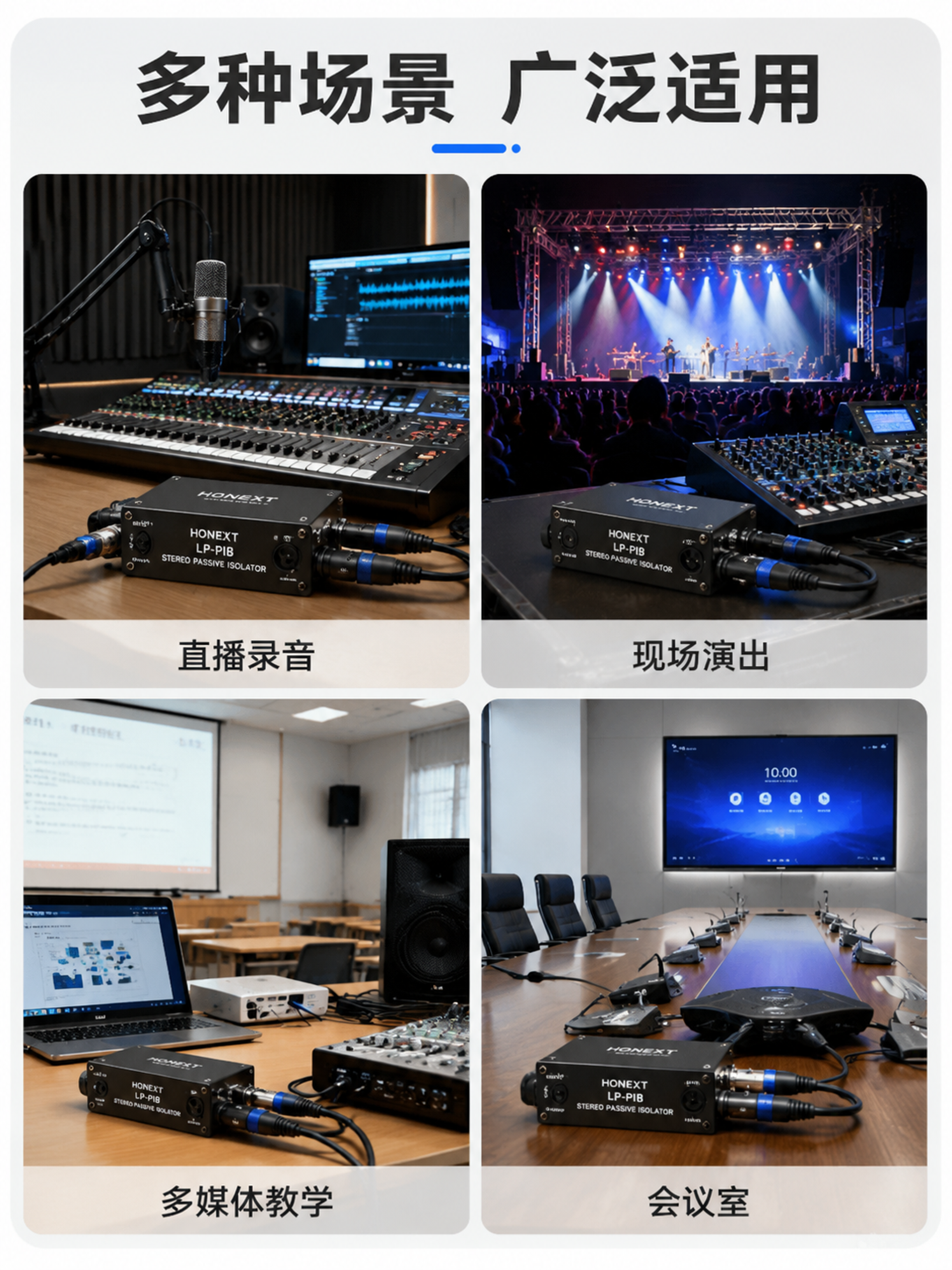 [第7张] 使用场景拼图页 - 四大应用场景展示。本张使用【图… - 图片创意预览
