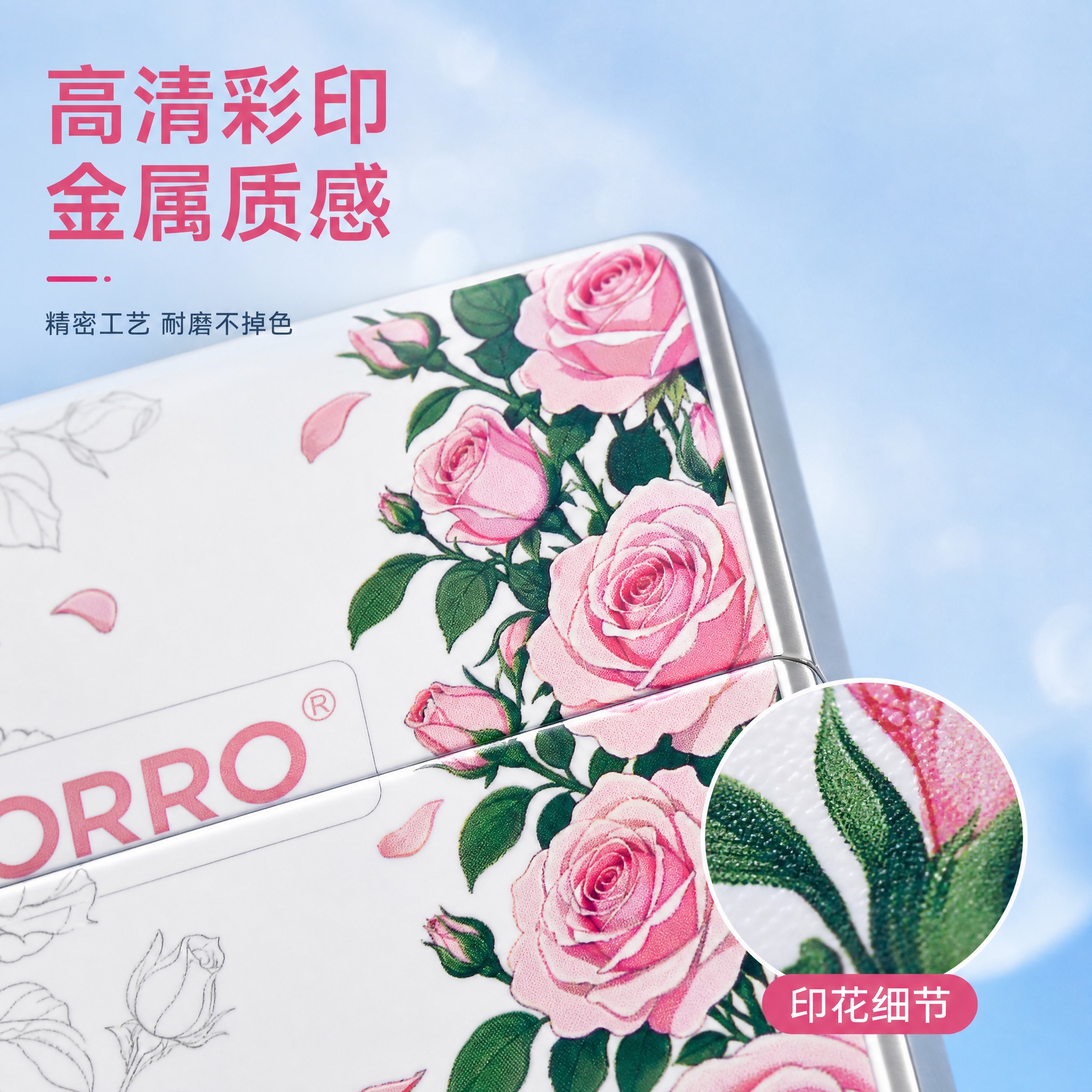 [主图-3] 材质工艺与品质 微距展示金属机身质感与印花细节… - 图片创意预览