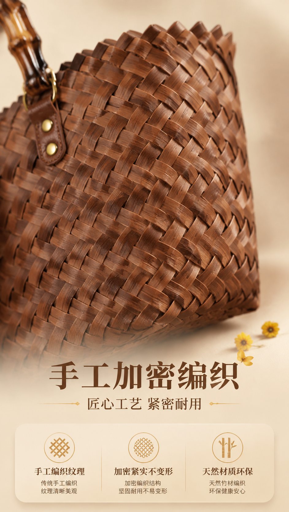 [商品] 使用【图1】中秋竹节提手编织伴手礼篮篮身部分；保留棕… - 图片创意预览