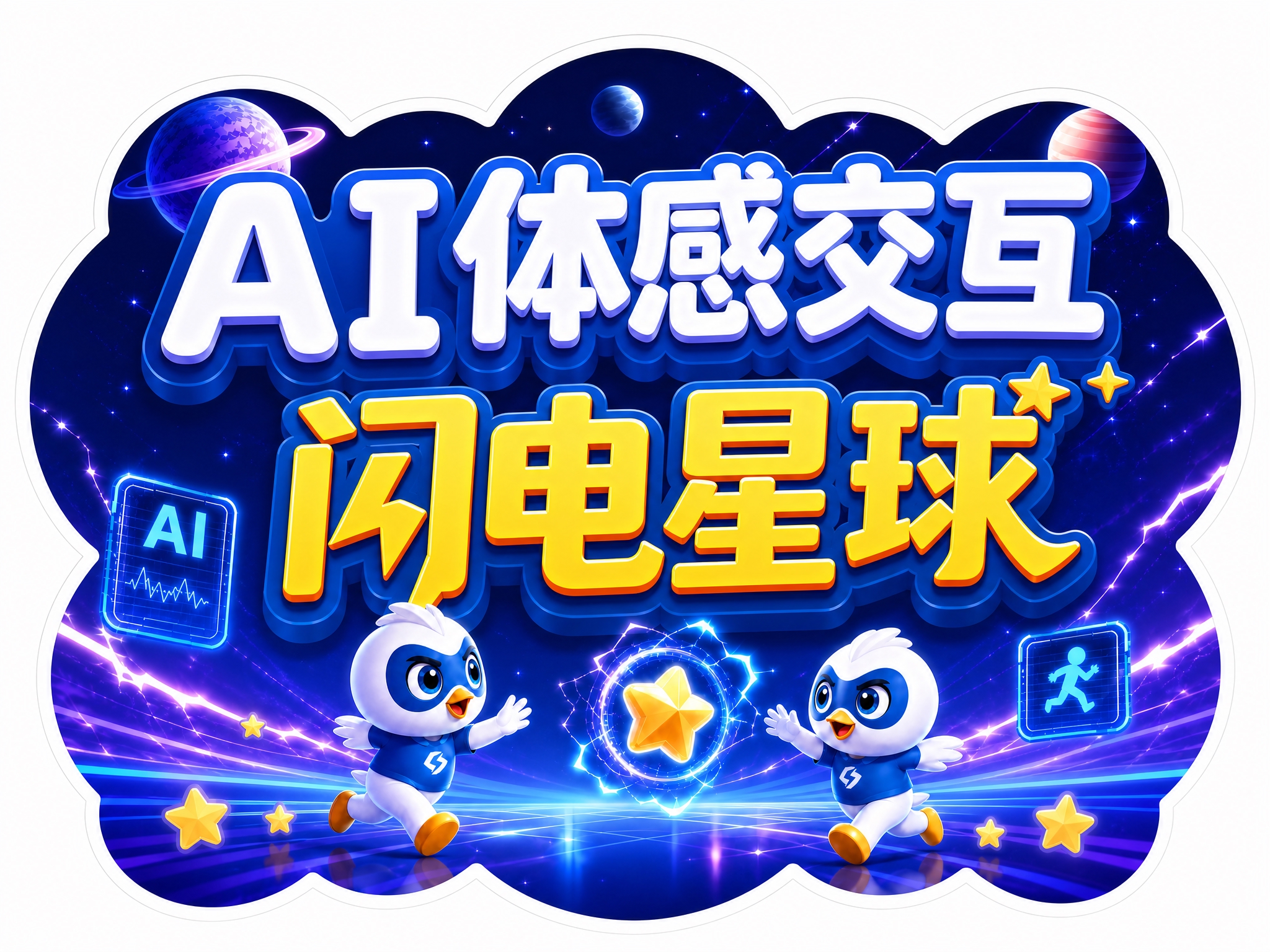保持横版4:3比例和圆润云朵形异形外轮廓，将文字标题放大占据画… - 图片创意预览