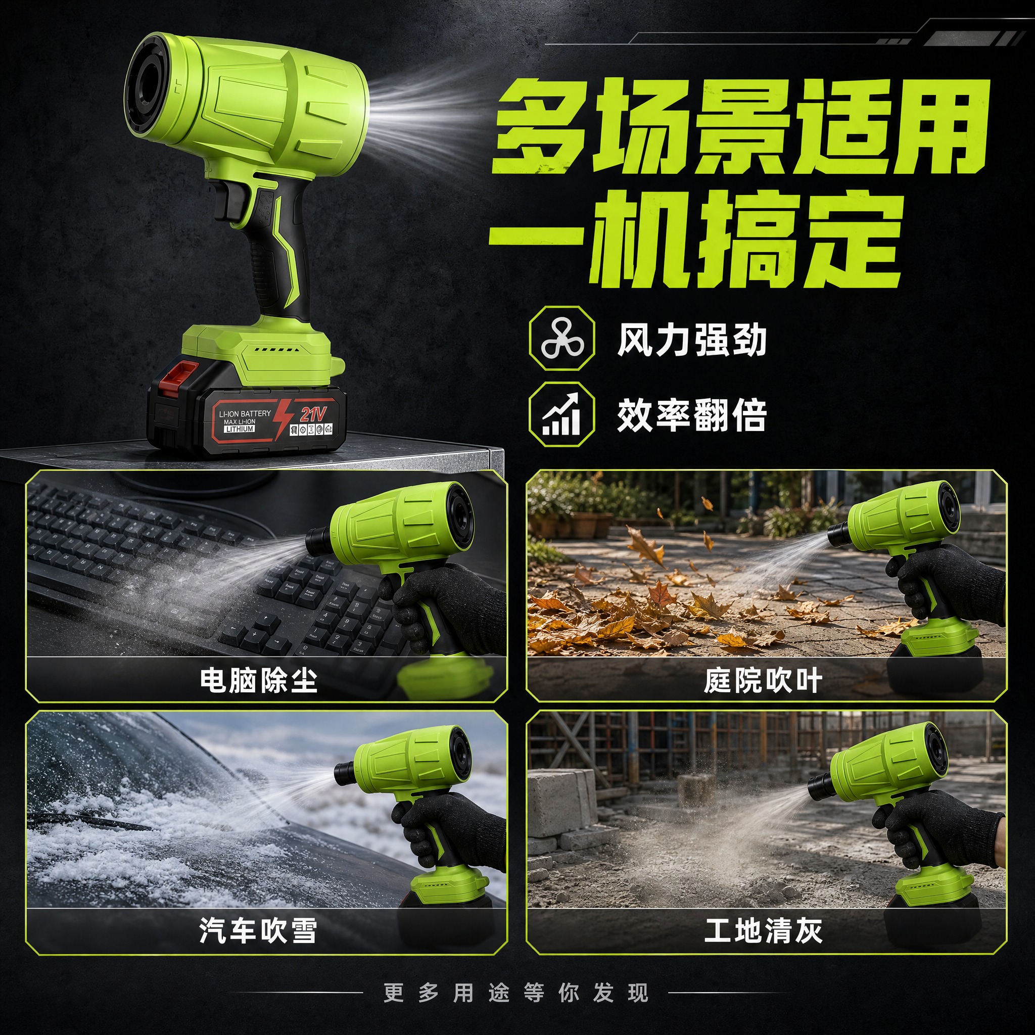 [主图-4] 多场景适用展示页，主题为暴风机的多种使用场景，解… - 图片创意预览