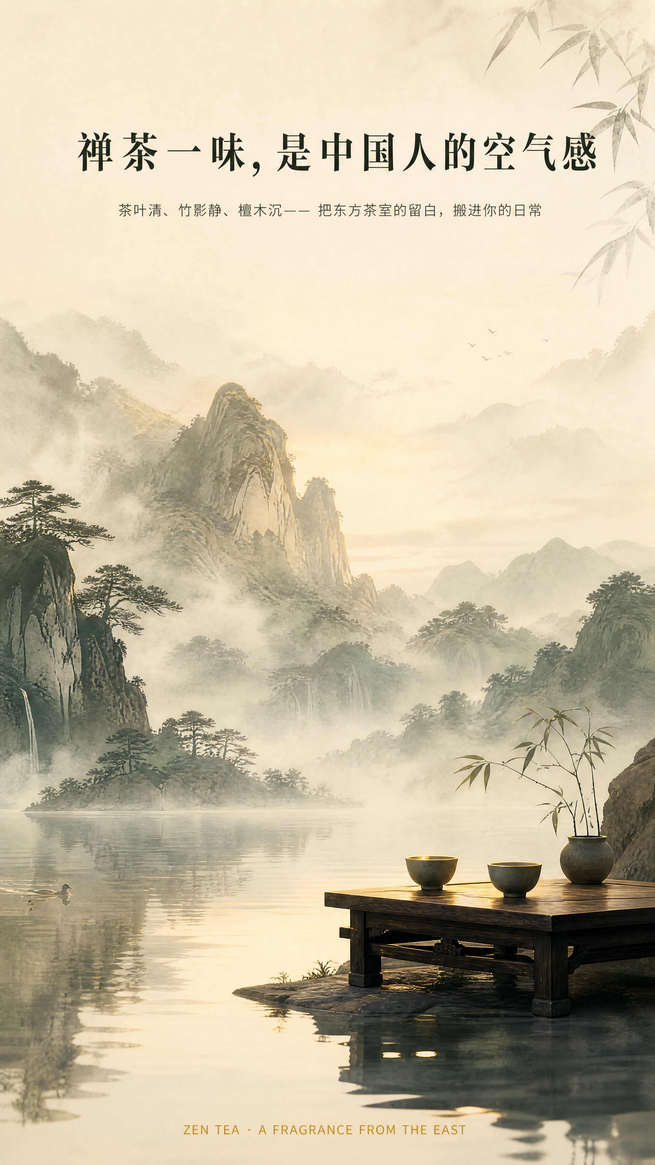 [商品] 本屏产品不出镜，纯东方意境品牌资产屏。 [画面] 页… - 图片创意预览