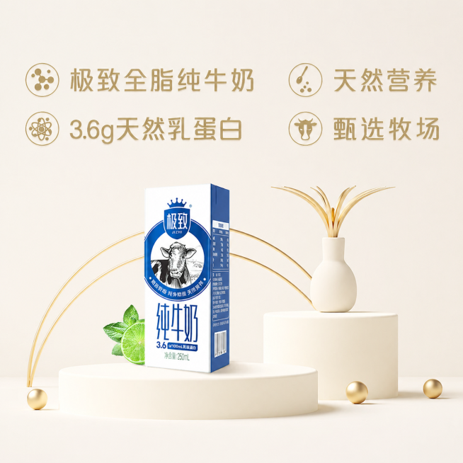 把原图中的蓝色调改成奶白色调，其余构图和内容保持不变预览效果