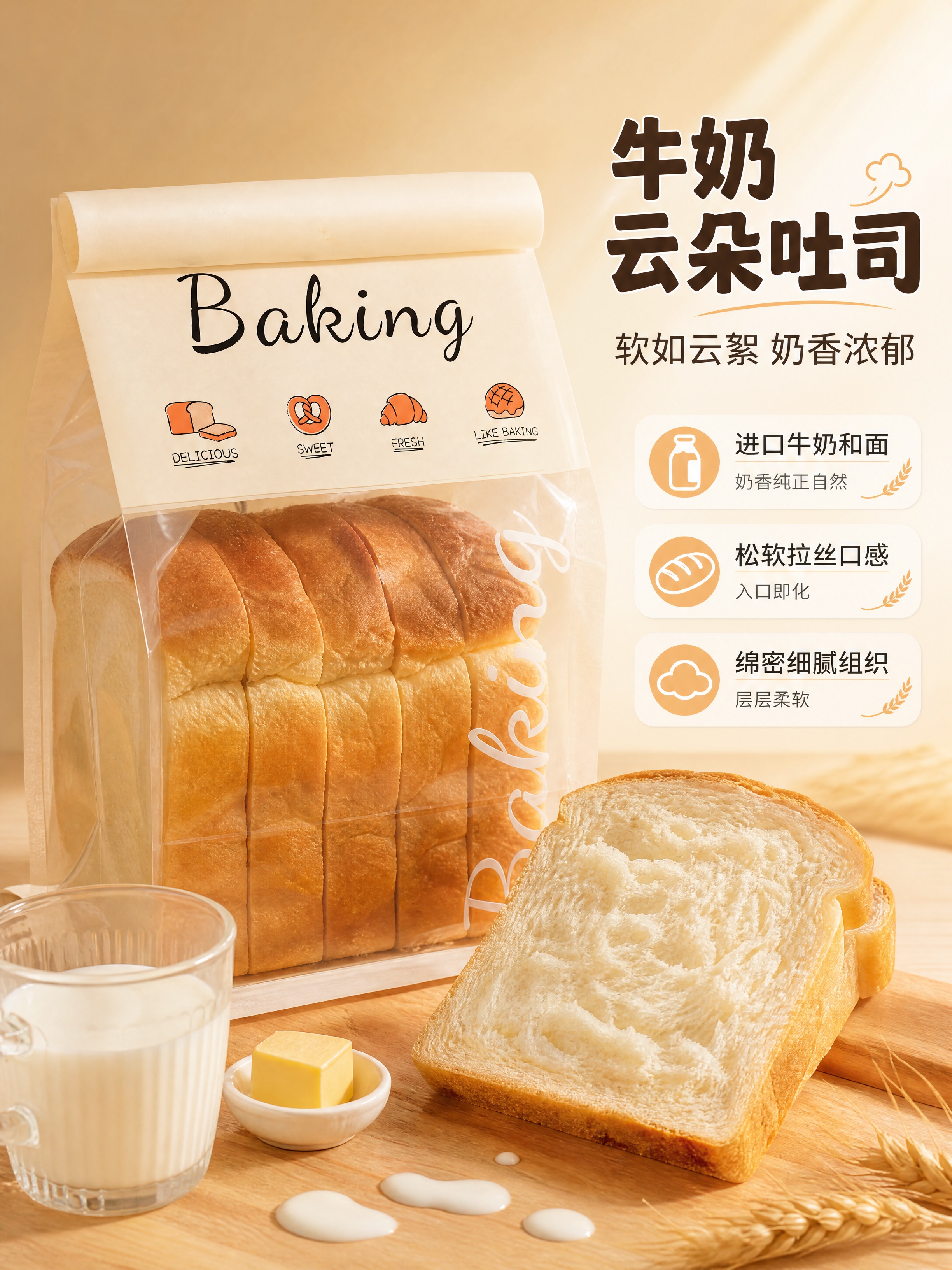[商品] 使用【图3】【图4】牛奶云朵吐司；保留透明Bakin… - 图片创意预览