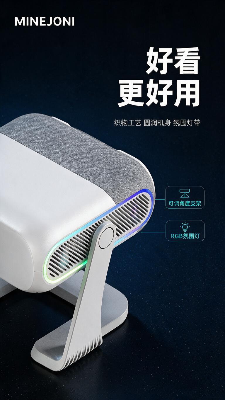 [商品] 使用【图69】【图74】白色圆角机身+灰色织物顶盖+… - 图片创意预览