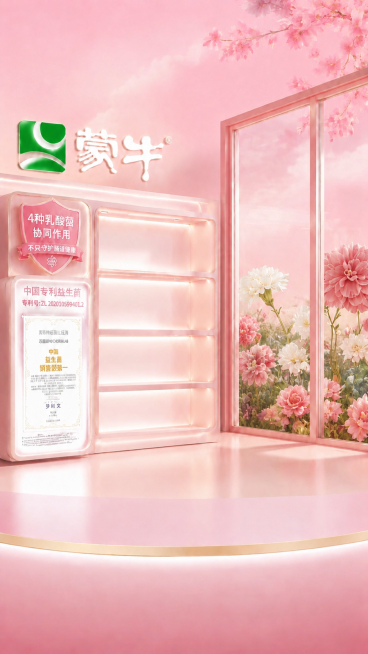 把蒙牛旁边的logo变成绿色，蒙牛字体保持不变，其他内容完全保留预览效果