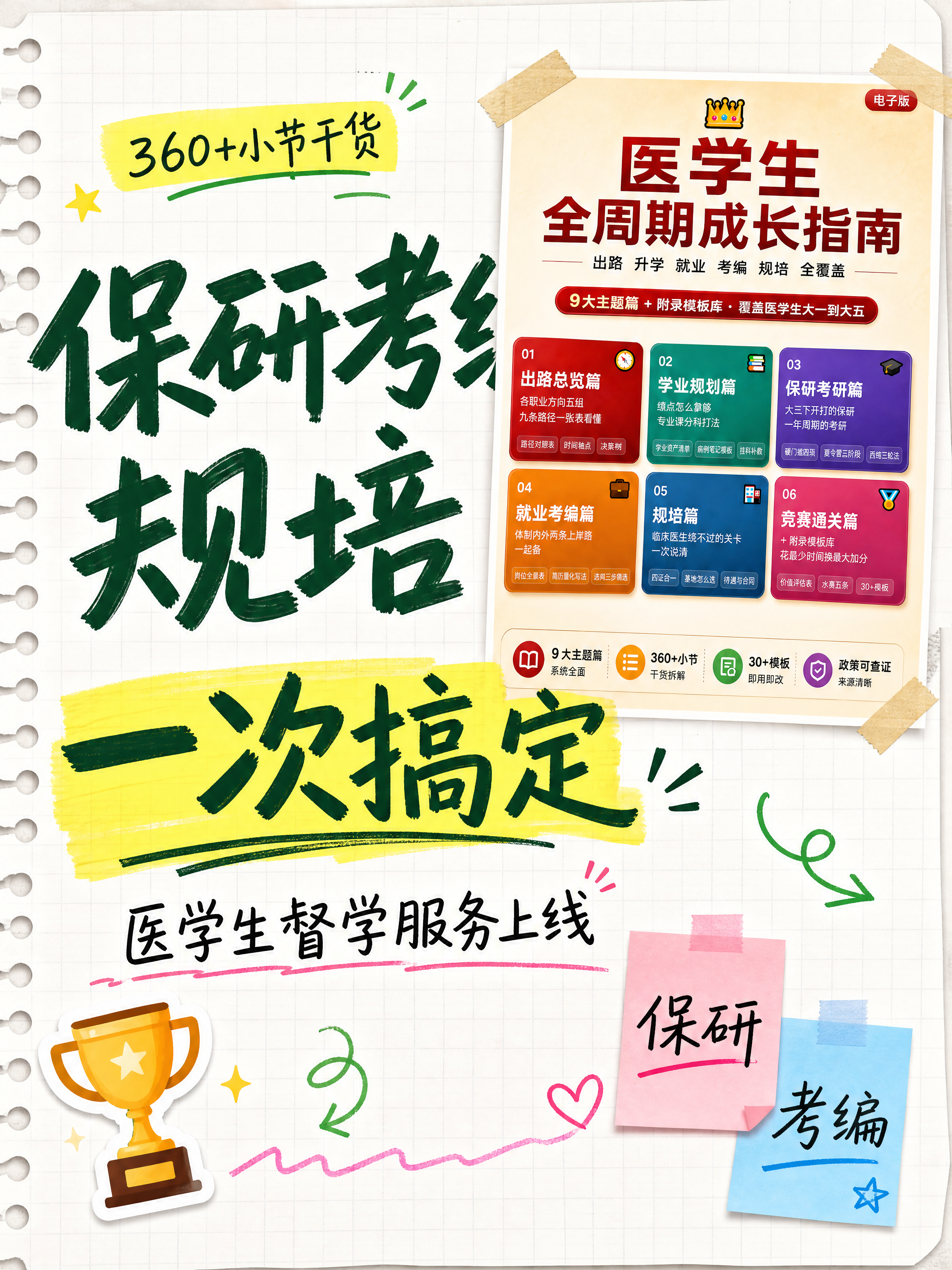小红书笔记大字封面，配图大字，手账拼贴风，版式精美，小红书笔记… - 图片创意预览