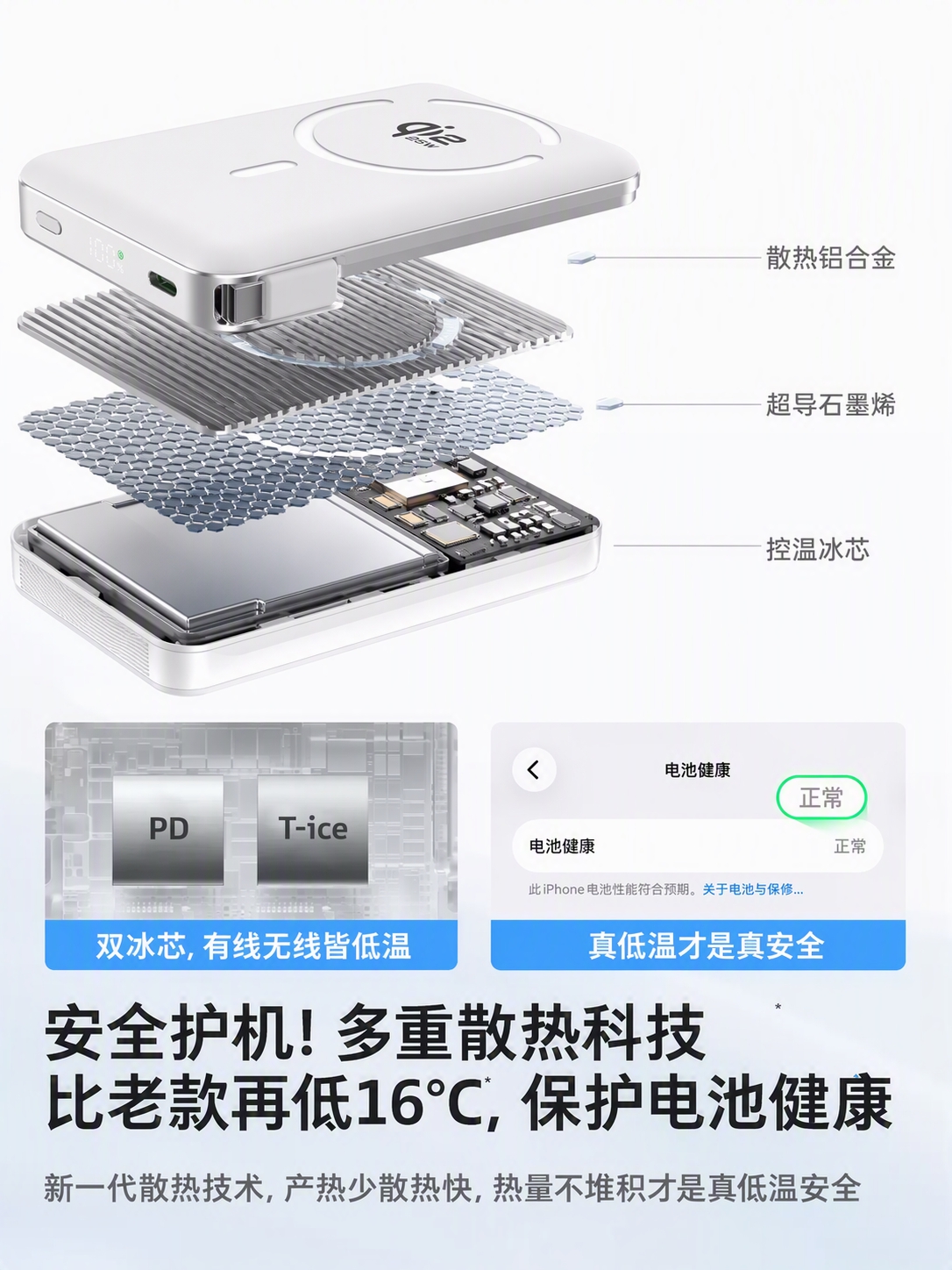 将图1中的TORRAS灰色充电宝拆解结构，全部替换为图2中的白… - 图片创意预览