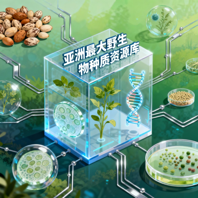 西南野生生物种质资源库是亚洲最大的野生生物种质资源库，这里不仅保存各类植物种子，还存有植株组织、DNA以及重要的微生物菌种，它们共同织就了一张保护生物多样性的立体网络。预览效果