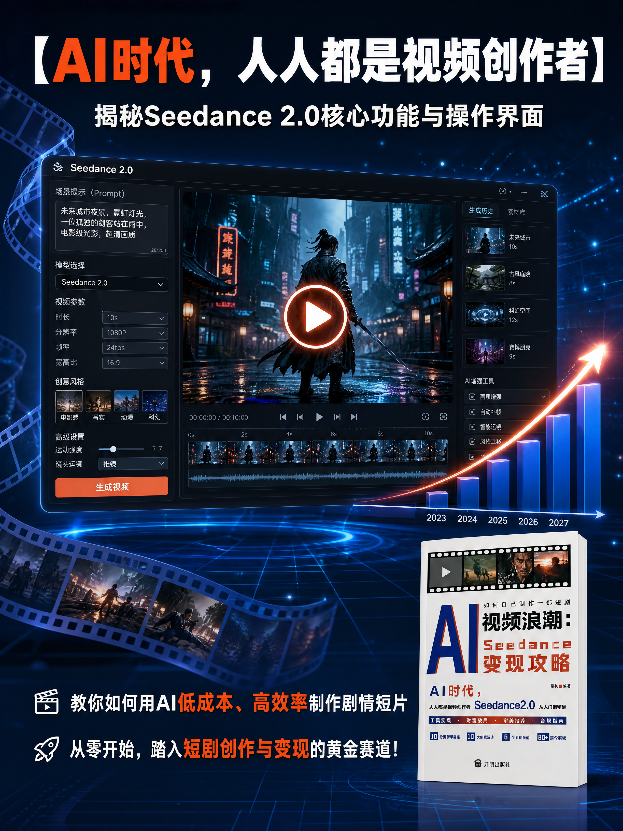 [商品] 使用【图1】《AI视频浪潮：Seedance变现攻略… - 图片创意预览