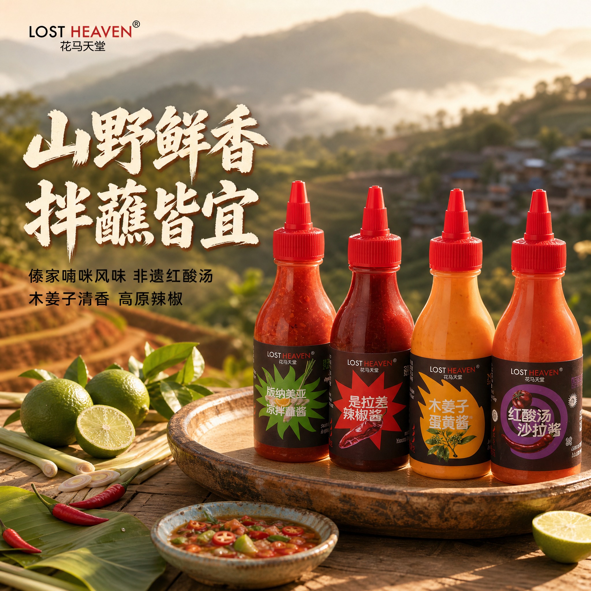 [主图-1] 首图/点击率：云南高原风食欲首图，唯一任务是用地… - 图片创意预览