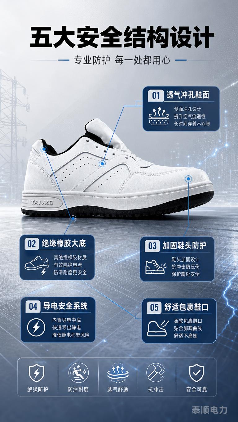 [商品] 使用【图1】白色500KV导电鞋；商品处理：保留鞋型… - 图片创意预览
