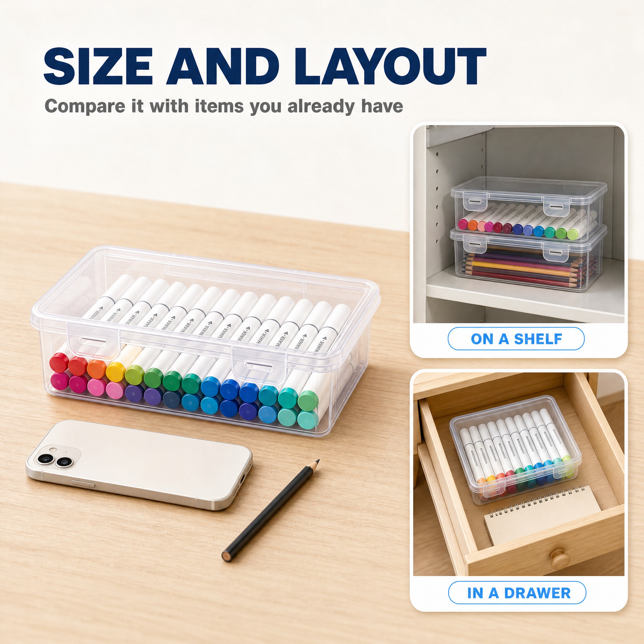 [主图-5] Clear Stackable Storage… - 图片创意预览