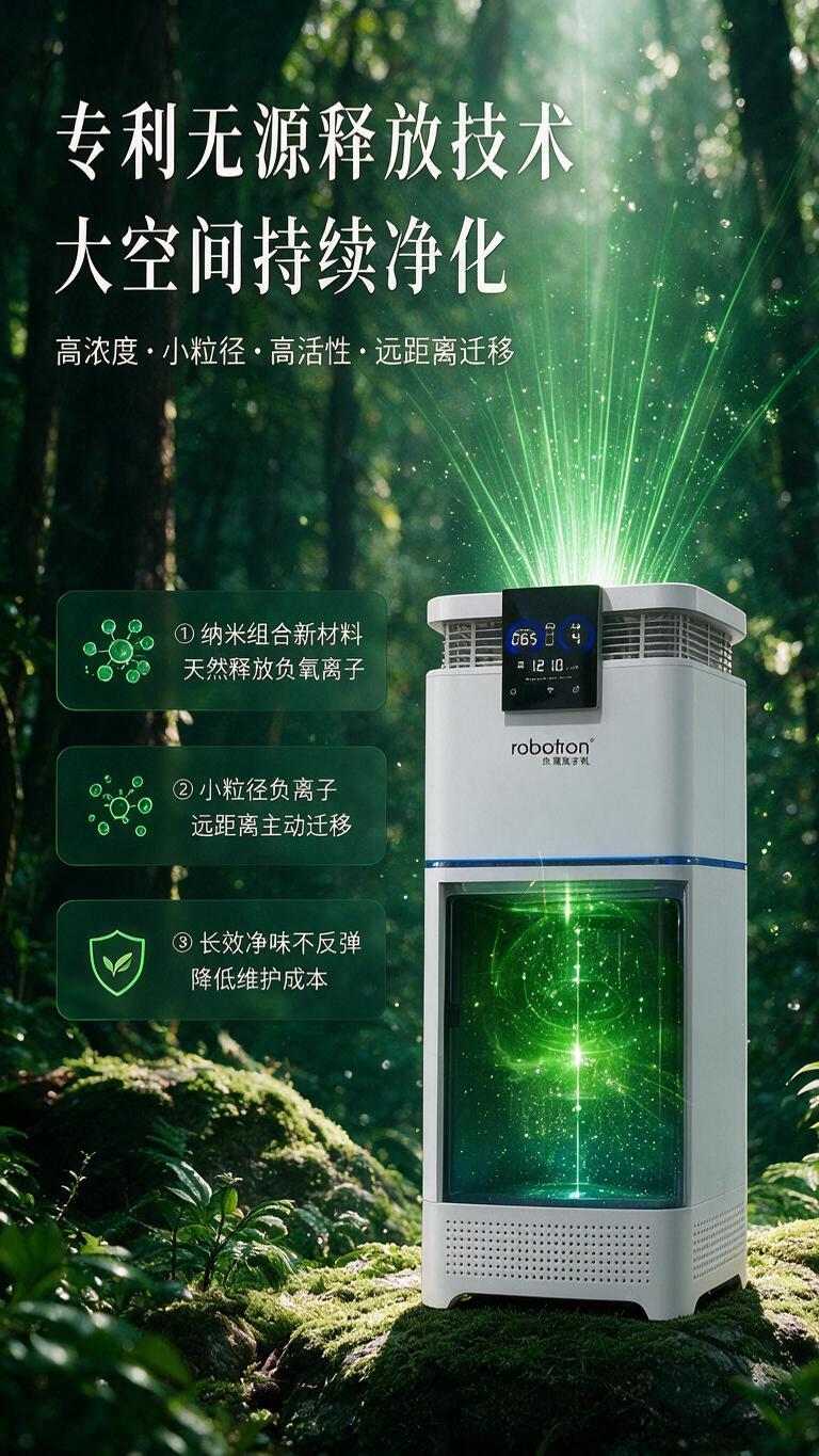 [商品] 使用【图1】robotron白色立式负氧离子空气净化… - 图片创意预览