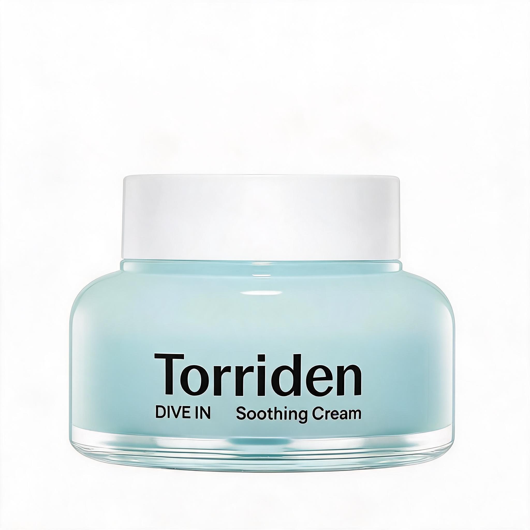 对图中的Torriden面霜罐进行商品精修，保持商品角度不变，… - 图片创意预览