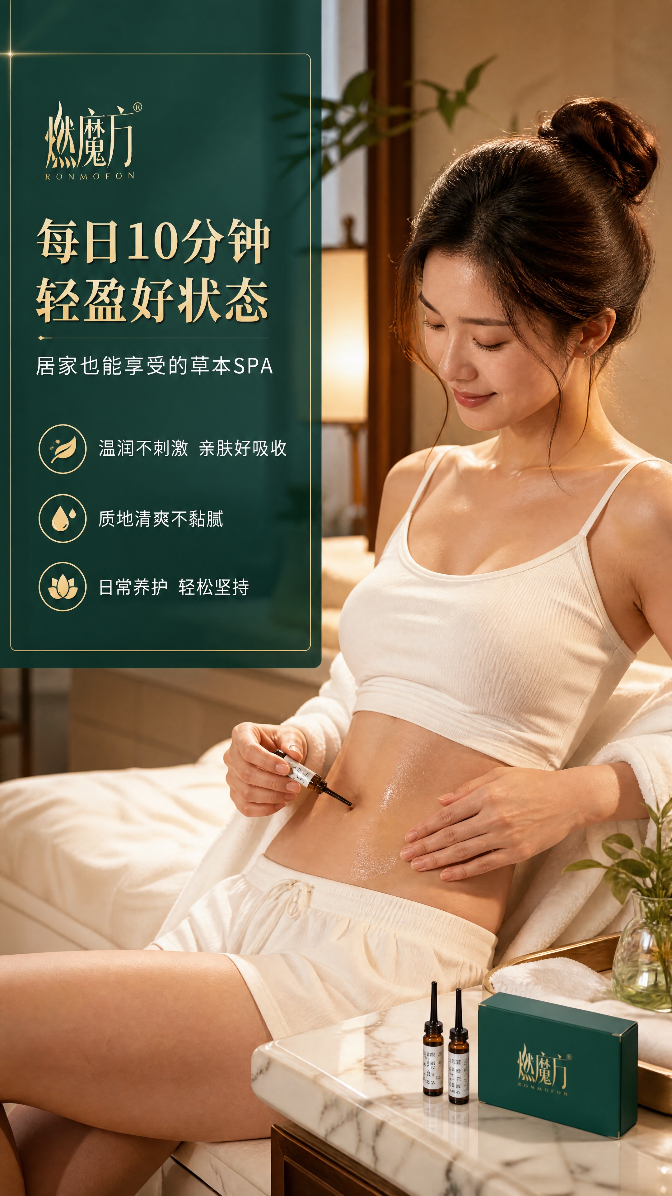 [商品] 使用【图1】燃魔方精华安瓶；保留透明安瓶、金色液体、… - 图片创意预览