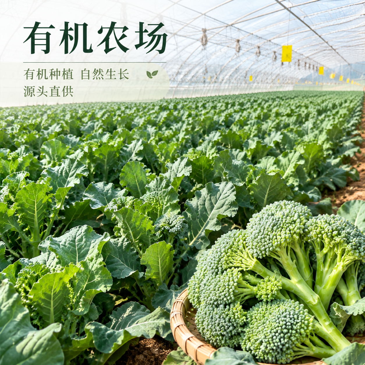 [主图-3 1:1] 有机农场产地溯源主图。 [统一基调] 极… - 图片创意预览