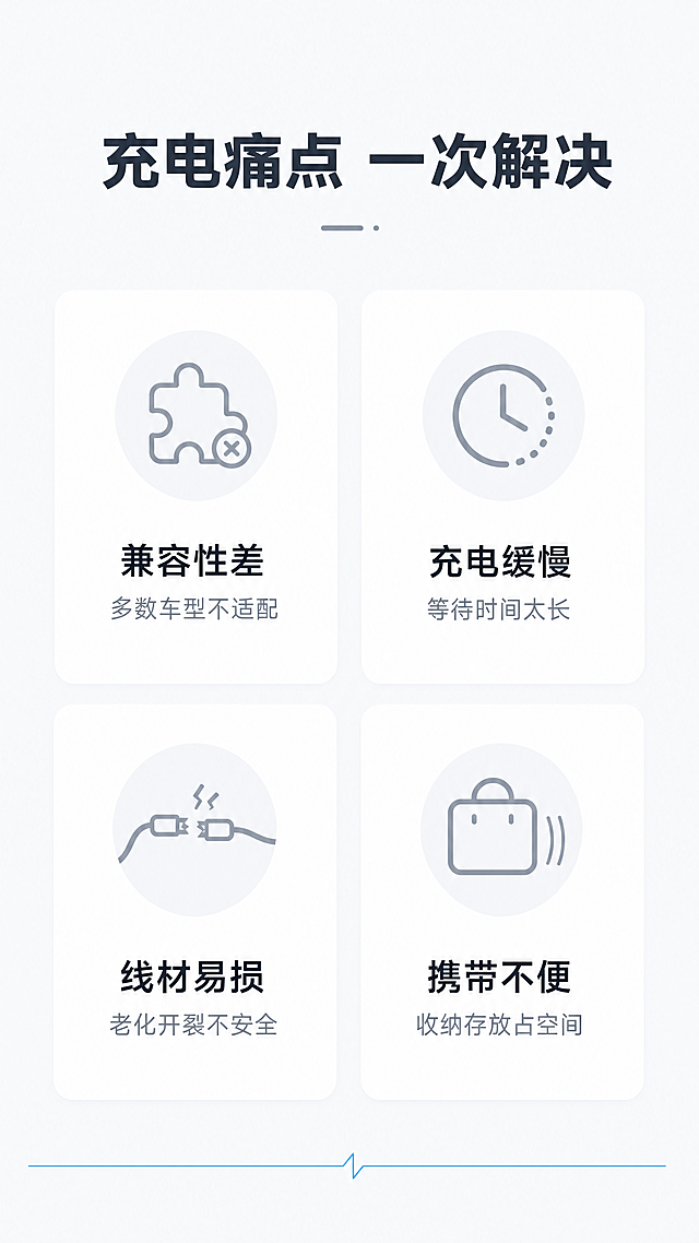 「图片1」，生成一套详情页，商品名称为新能源汽车充电枪，适配淘宝/天猫平台，单图比例为9:16，需求屏数为8张。