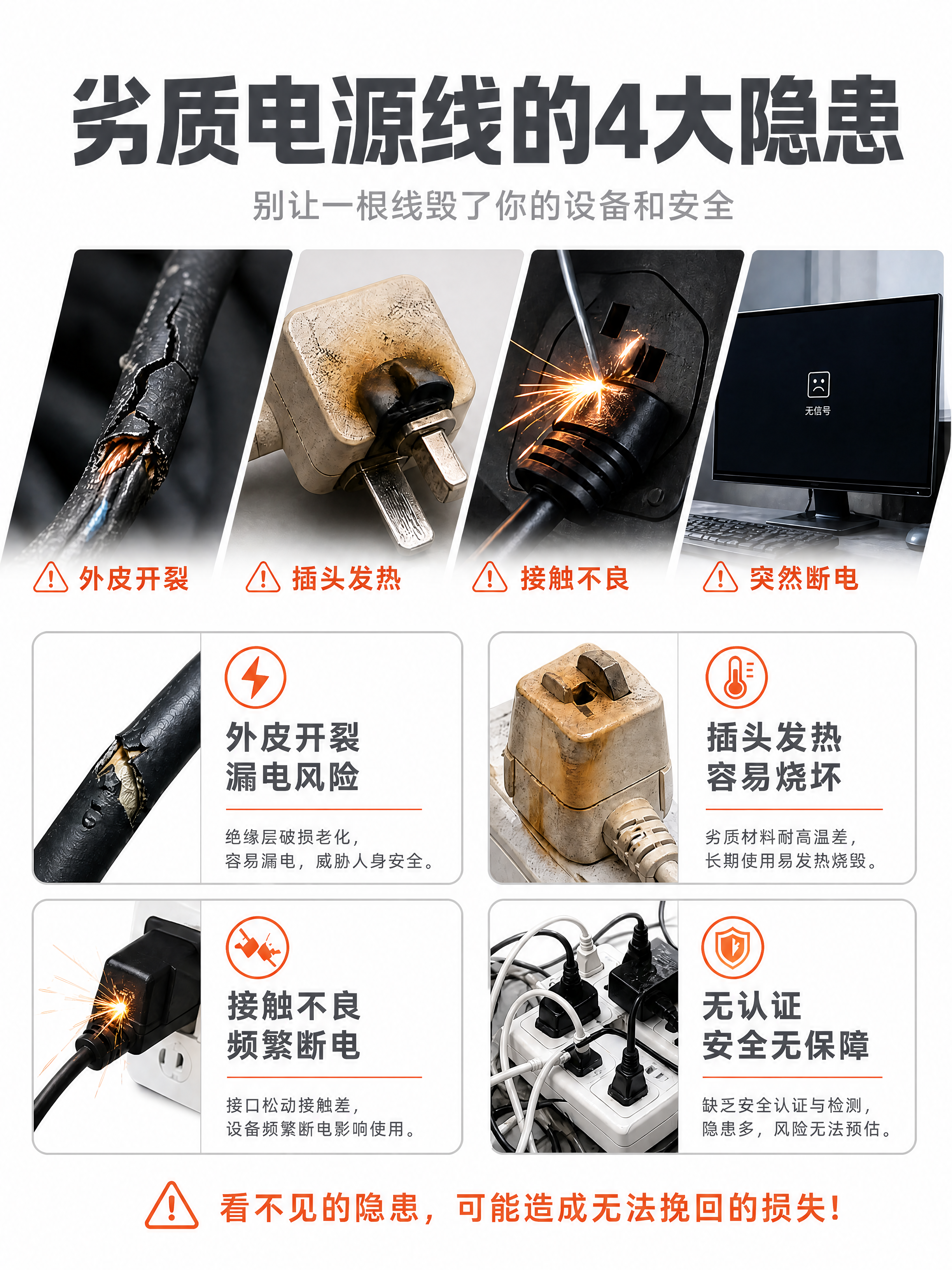 将整张图片的背景改为纯白色，保留所有文字内容、排版、4个痛点场… - 图片创意预览